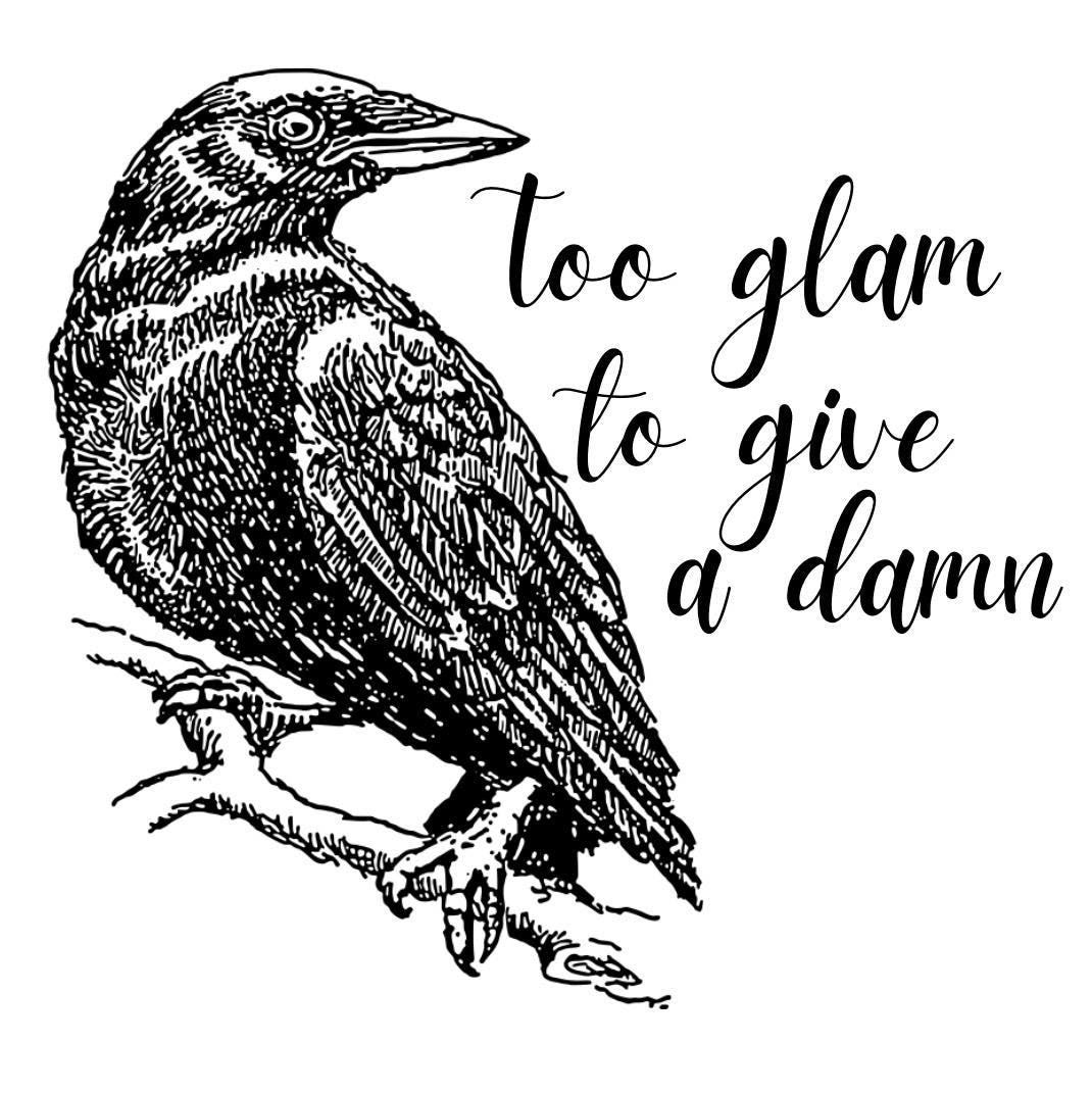 Too Glam Sticker