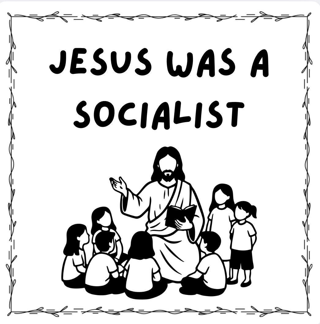 Jesus Was a Socialist Sticker