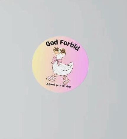 Silly Goose Sticker