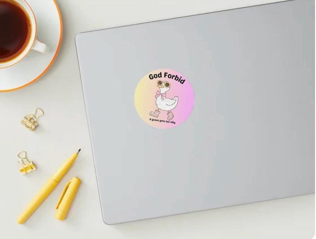 Silly Goose Sticker